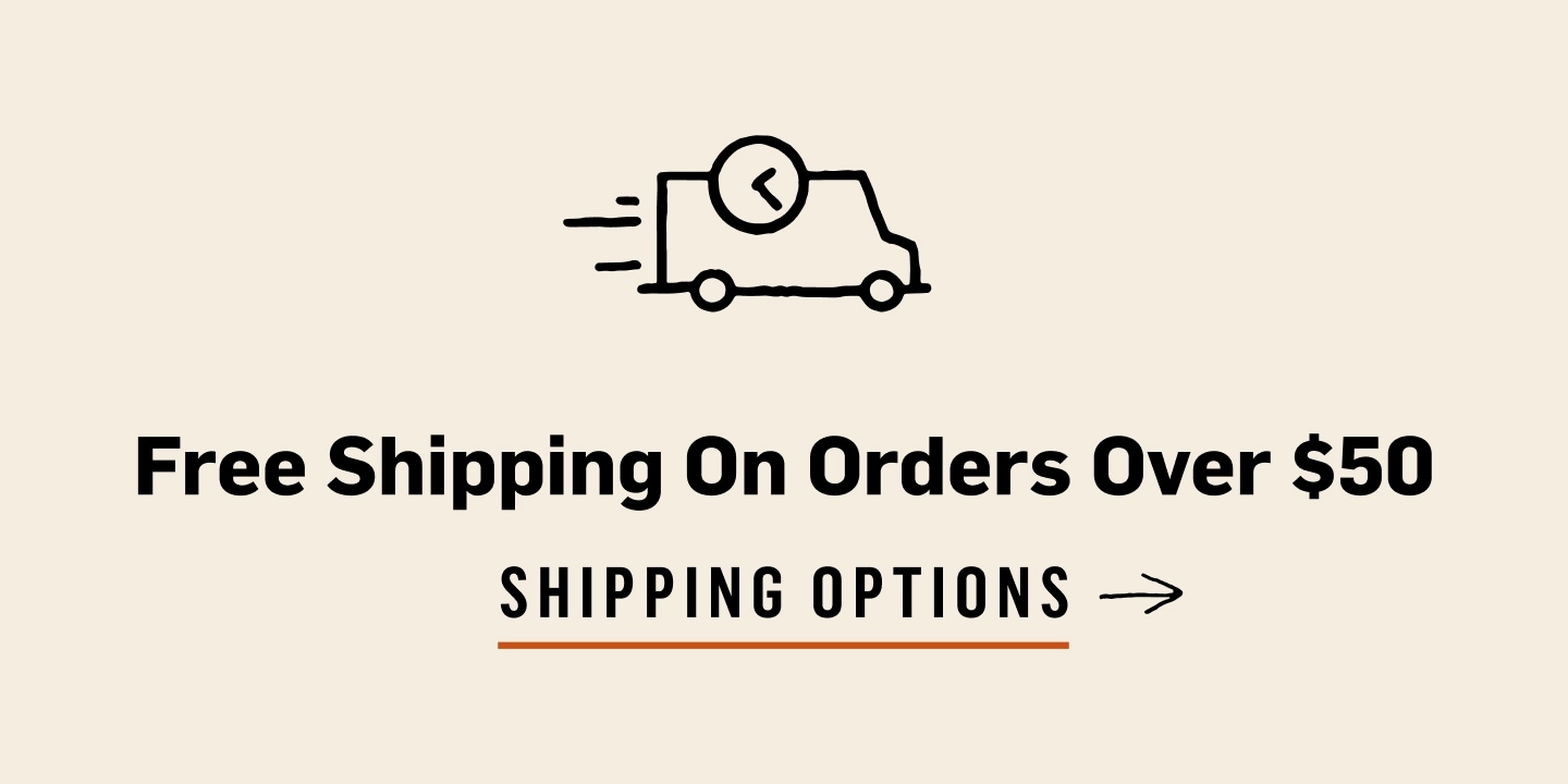 Free Shipping Over 50